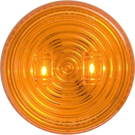 Optronics 2-Led 2.5in. Yellow Marker/Clearance Light MCL527AB